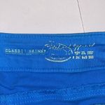 Fade to Blue azure blue cotton/ spandex skinny jeans. Mid rise. Size 28. Photo 4