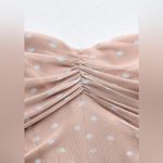 ZARA STRAPLESS PRINTED TULLE DRESS Photo 12