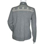 Vineyard Vines  Shirt Womens Small Gray White Shep‎ Embroidered Fair Isle Preppy Photo 1