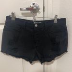 0² Denim Black Denim Shorts Photo 0