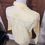 Foxcroft  Button Up Yellow Women's Shirt Size 8 Heritage Non-Iron 3/4 Sleeve Photo 4
