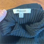 Madewell Pearson Mockneck Sweater Tank in True Black Photo 7
