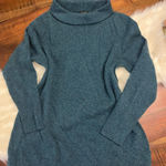 Talbots  100% Cashmere Portrait Neck Sweater – Deep Teal – Size Large Photo 0