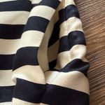 Red Saks Fifth Ave Sleeveless Black White Striped Mini Dress Pink Lower Panel 2 Photo 10