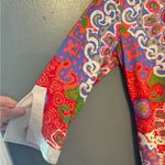 Jude Connally Printed Colorful Nylon Dress Photo 1