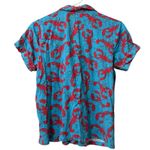 J Crew Pajama Top Women Size Small Button Down Lobster Loungewear Classic City Photo 1