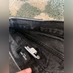 EXPRESS NWT  Denim Mom Jeans High Rise Jeans Black Distressed Ripped Size 2R Photo 4