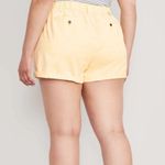 Old Navy New Women’s High-Waisted OGC Pull-On Chino Short Yellow Size 3X Photo 1