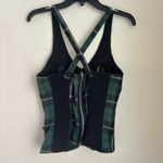 Royal Blues plaid green and black top Size M Photo 3