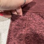 Athleta Size XS Exhale Heel Tight Leggings SoftLuxe Stash Pockets Maroon Heather Photo 7