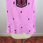 Anthropologie Vanessa Virginia Lilac Anayet Embroidered Tank Top Photo 4