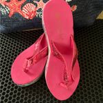 Nicole Lee Pink wedge Sandals Photo 4