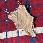 White Fox Boutique White fox nude lace bodysuit No Looking Back Bodysuit in White  Women’s size medium M New with tags NWT Photo 0