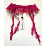 Victoria's Secret For Love & Lemon  Luella Garter Belt Pink Size XXS NEW Photo 3