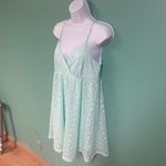 EXPRESS Mint Crochet Babydoll Summer Dress Photo 2