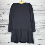 H&M  Mama NWT Size L Dark Gray Organic Cotton Blend Sweatshirt Dress Photo 2