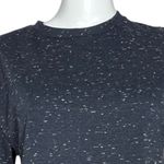 Vince Shirt Womens XS Blue White Speckle Zip Back Sweatshirt Basic Preppy Casual Photo 4