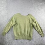 Nike Sweatshirt Women Small Oversized Center Swoosh Logo Pullover Bleached Photo 2