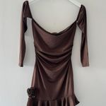 House Of CB Alix Brown Mini Dress M Photo 2