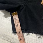 Reformation  Black Denim Shorts Size 25 NWT Photo 7