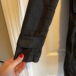 Cole Haan  Womens Black Hooded Water Resistant Trench Coat Size S Photo 9