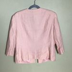 Escada Women’s Vintage Pink 3/4 Sleeve Blazer With Hook Closure Sz. 42/Lrg EUC Size L Photo 3