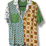 Urban Outfitters  size small Gardenia Souvenir Novelty printed dad shirt retro Photo 0