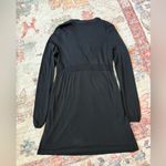 BCBGMAXAZRIA BCBG MaxAzaria Shawl Collar Black Sweater Dress Silk Blend Women’s Size Large Photo 1