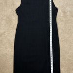LaVia 18 Italian Virgin Wool Sleeveless Lined Sheath Stretch Dress IT 48 / US 12 Photo 3