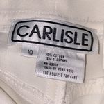 Carlisle  white pants size 10 Photo 4