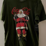 Lucky Brand  Green Santa Christmas Graphic T-Shirt Unisex Size L Photo 0