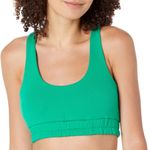 Alo Yoga Women's Scoop Neck Sweatshirt Bra Size XS Green Photo 10