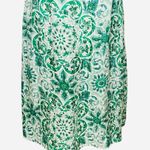 Anthropologie Puff Sleeve Smocked Dress in Mint Size XSP Green White Midi Dress Photo 5