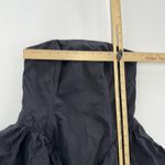 Pearl Marchesa Dress Womens 6 Black Strapless Ruffle Mini Evening Party Cocktail Photo 4