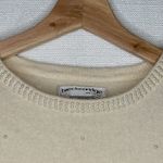 Breckenridge VTG‎  Cream Angora Lambswool Pearl Beaded Pullover Sweater Womens PM Photo 3