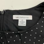 Liz Claiborne ‎ Black and White Polka Dot Dress Size 12 NWT Photo 3