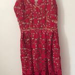 Self Portrait Self-Portrait Red Floral Cut Out Dress Photo 1