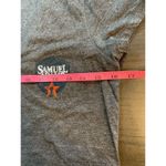 Samuel Adams Shirt Women's Small‎ Gray Spell Out Logo Beer Bartender Boston Photo 8