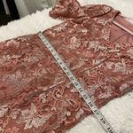 JS Collections Lia Puff Sleeve Midi Formal Dress in Pink Size 10 Photo 4