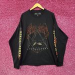 Space Zebra Music Saves Us Long Sleeve black T-Shirt XL Photo 0