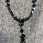 Lot Of 2 Hematite Metallic Black Beaded Necklaces Photo 4