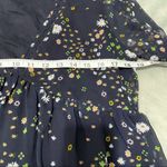 Urban Outfitters  Navy Floral Crop Blouse EUC Sz M Photo 1