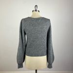 L'Academie L’Academie Rosette Sweater in Grey Photo 5