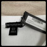 Pretty Little Thing  White Textured Jersey Low Rise Midi Skirt Boho Ethereal Earthy Photo 1