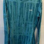 Under Armour  Cold Gear Fitted Fleece Lined Long Sleeve Top Womens Large Tie Dye Photo 0