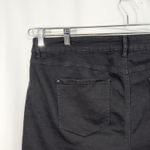 Cato  Plus Size 20W Denim Shorts Black Solid High Rise Casual‎ 8 Inch Stretch 503 Photo 4