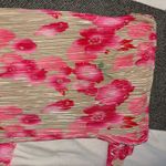 Strapless floral dress Yellow Photo 3