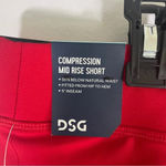 DSG Red Compression Mid Rise Spandex Shorts Size 2X NWT Photo 4