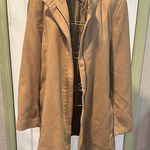 Banana Republic  Classic Tan pea Coat collared and zipped Photo 0