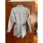 ZARA cut out long sleeve denim romper XS Photo 5